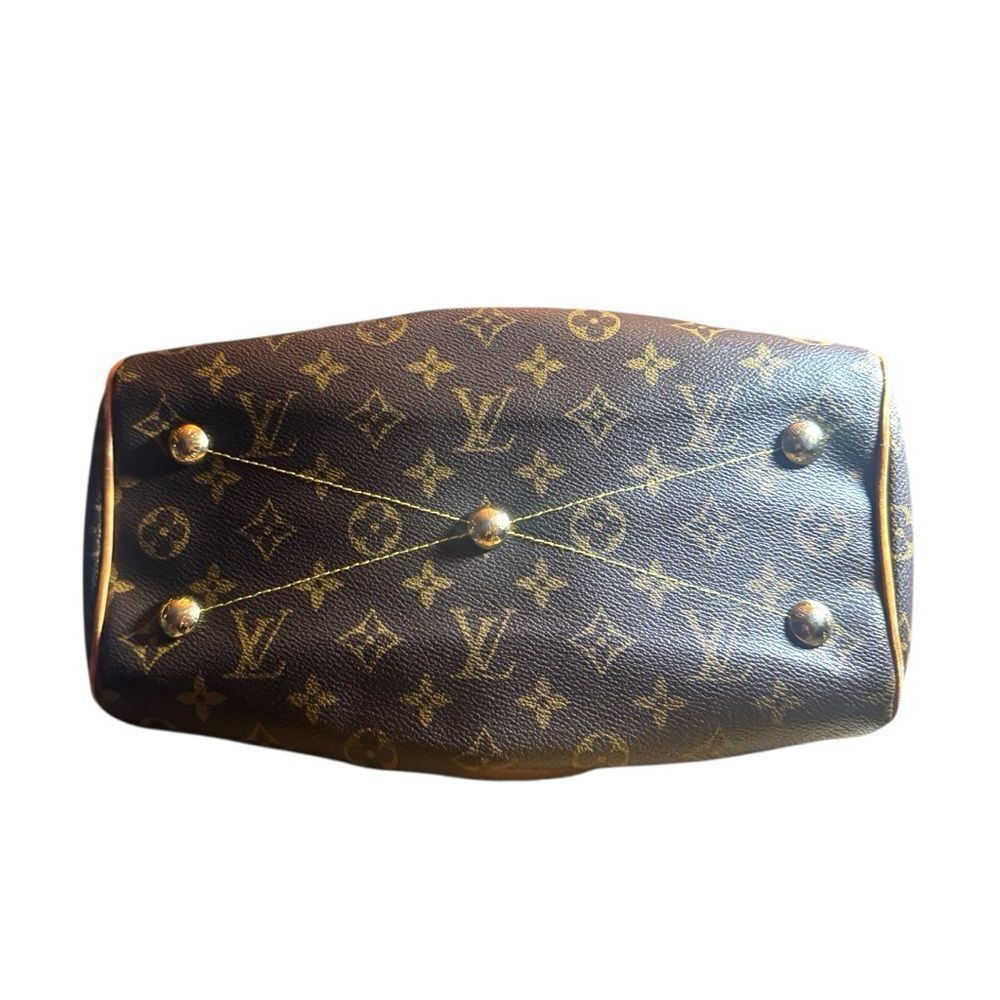 Louis Vuitton Brown LV Monogram Coated Canvas Tivoli PM Bag Auth - Picture 6 of 16